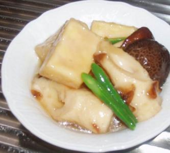 高野豆腐と野菜の揚げ煮